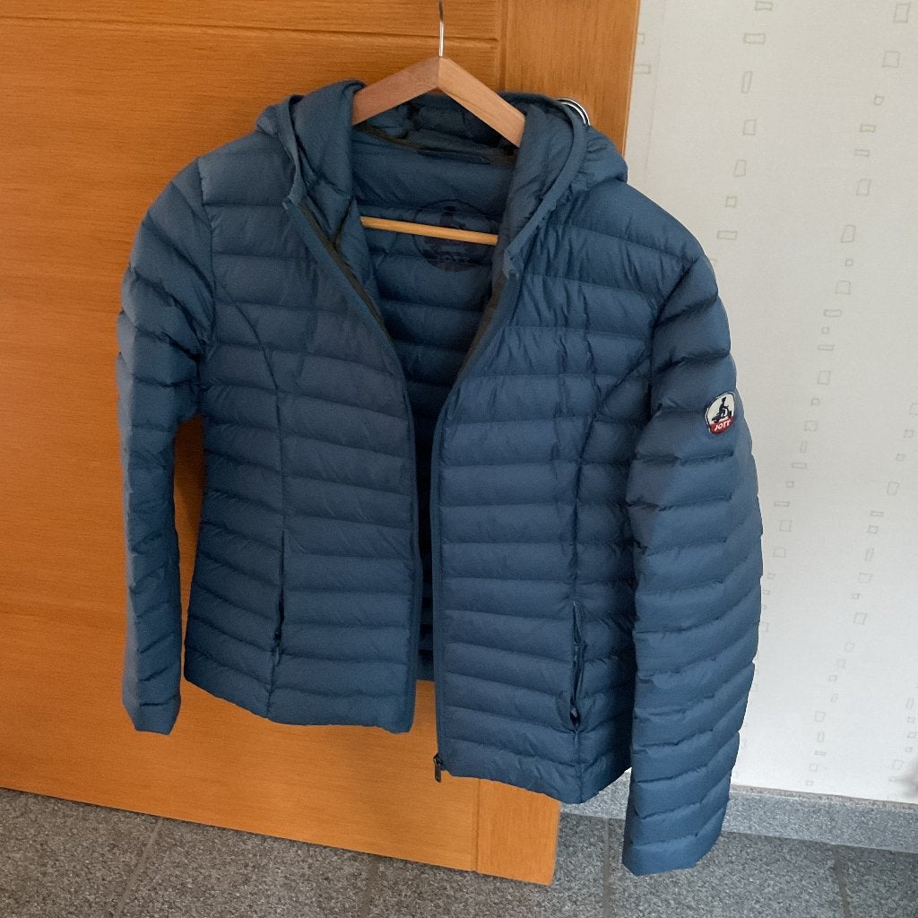 Tussen seizoen jas JOTT maat L, Kleding | Dames, Jassen | Zomer, Ophalen, Blauw, Maat 42/44 (L), Zo goed als nieuw