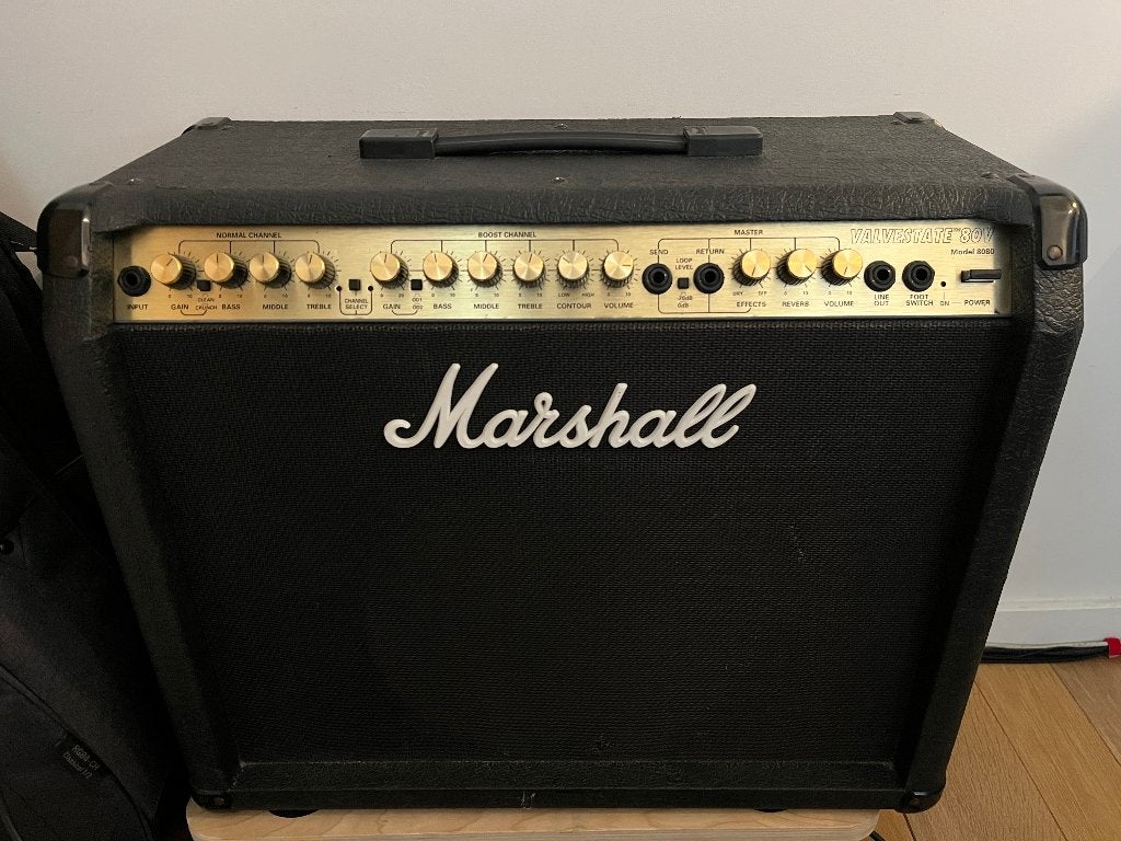 Marshall Valvestate 8080, Muziek en Instrumenten, Versterkers | Bas en Gitaar, Ophalen of Verzenden, Gebruikt, Gitaar, 50 tot 100 watt