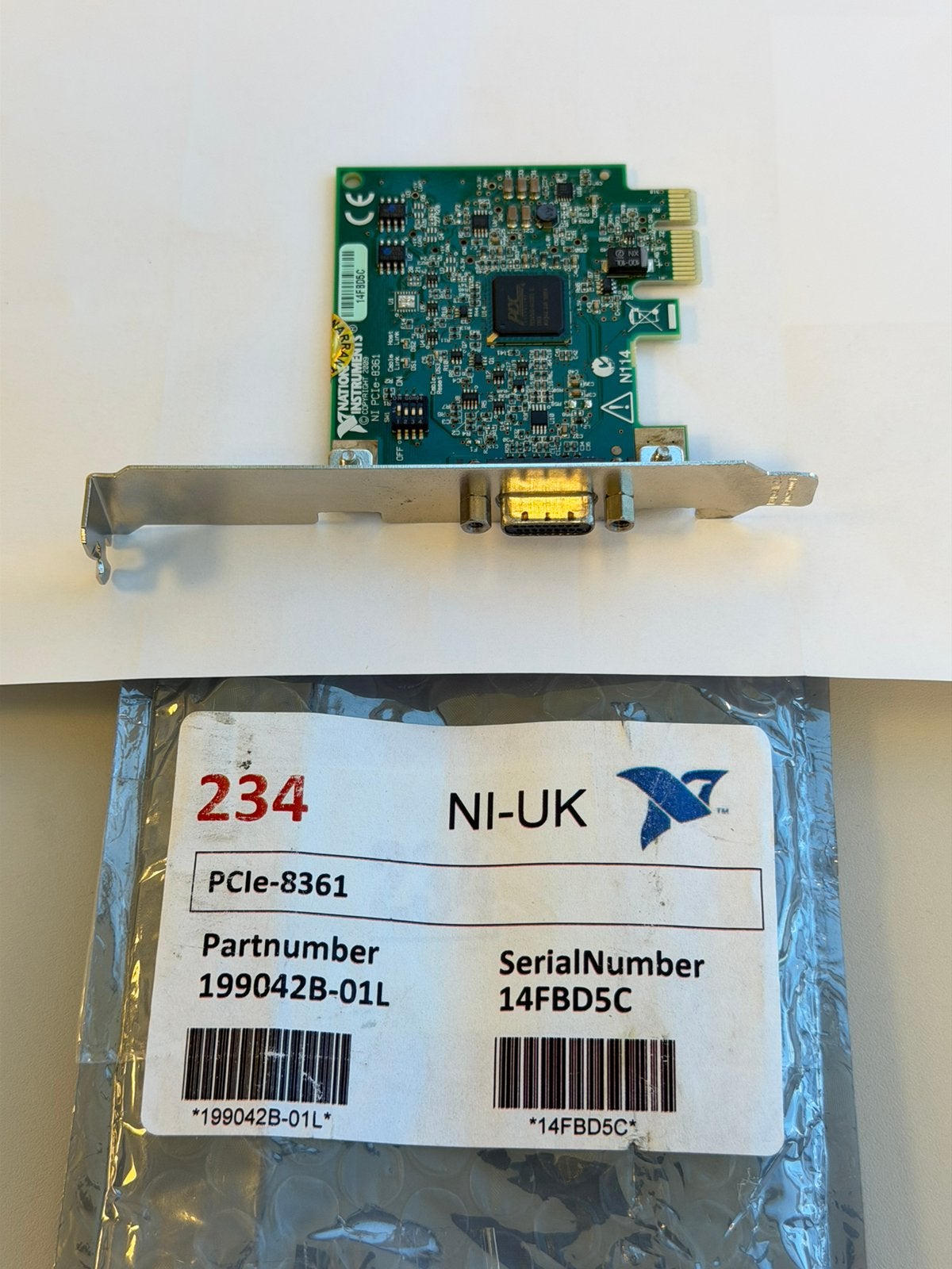 National Instruments NI PCIe-8361 MXI Express 199042B-01L, Informatique & Logiciels, Enlèvement ou Envoi, Comme neuf, Interne