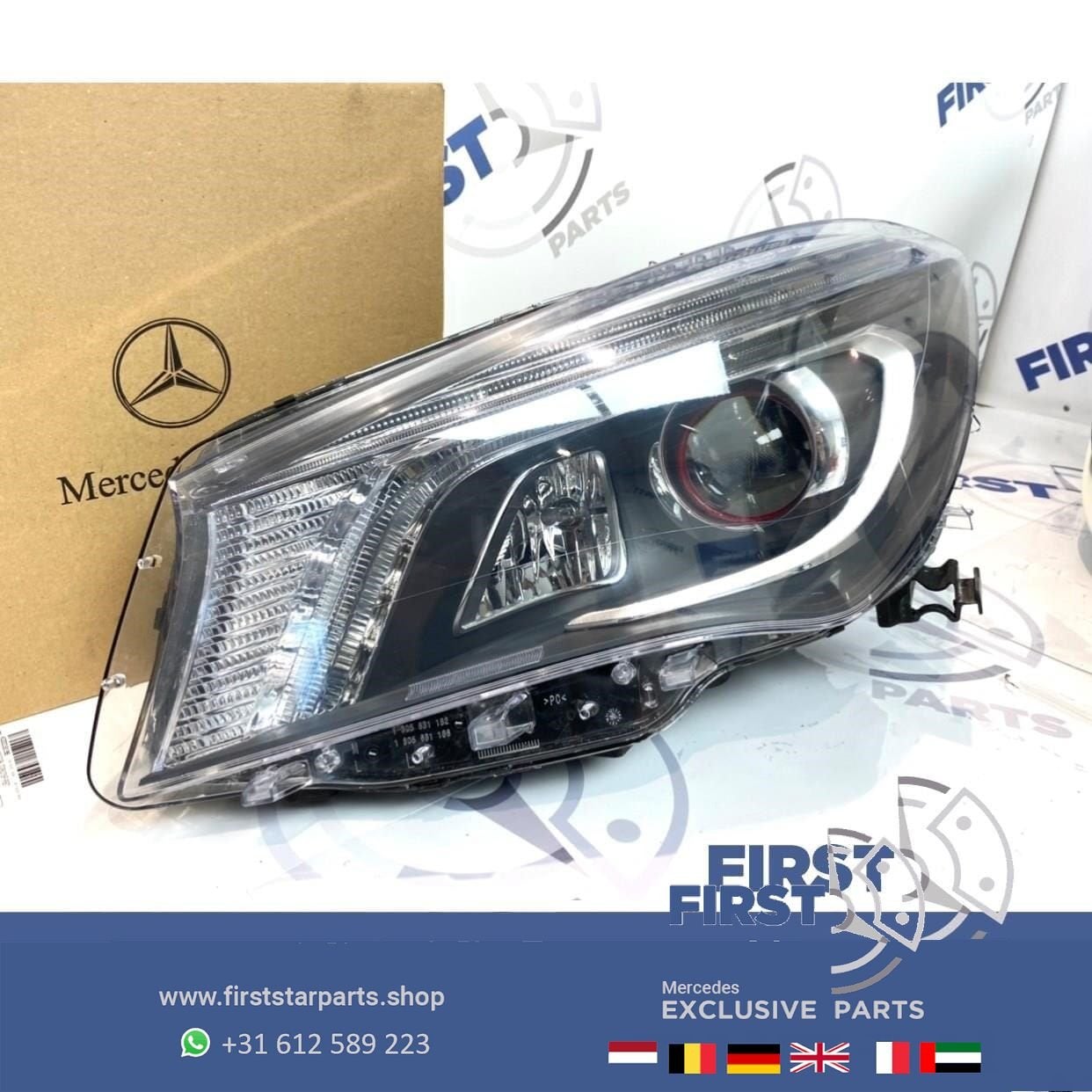 W117 C117 CLA ILS LED AMG KOPLAMP LINKS RODE RING 2013-2016, Auto-onderdelen, Gebruikt, -, Ophalen of Verzenden, -