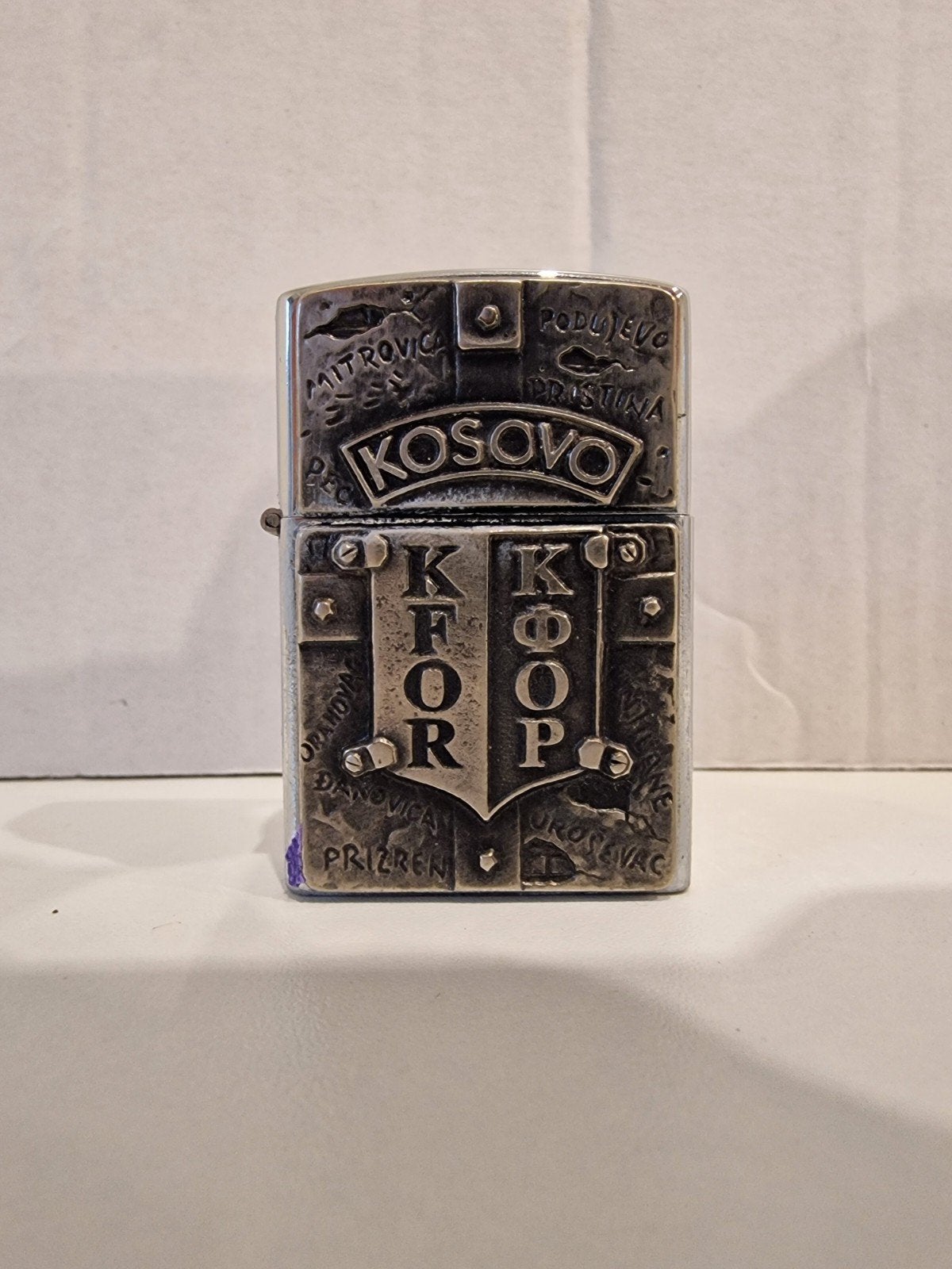 Zippo aansteker Kososvo / KFOR, Collections, Enlèvement ou Envoi, Comme neuf