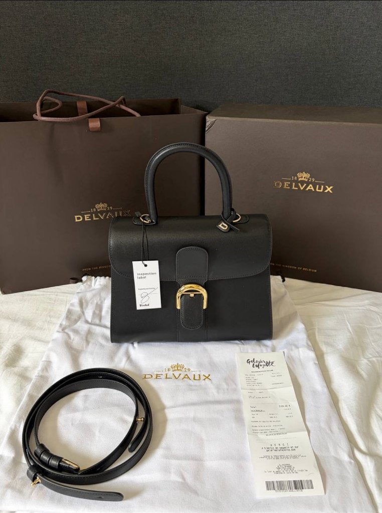 Delvaux Brillant MM, Handtassen en Accessoires, Verzenden