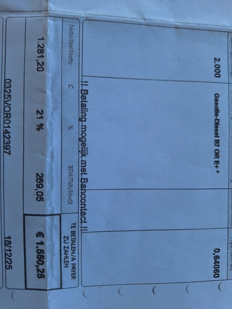 Mazout te koop Diesel B7(tweedehands), Doe-het-zelf en Bouw, Ophalen, Zo goed als nieuw
