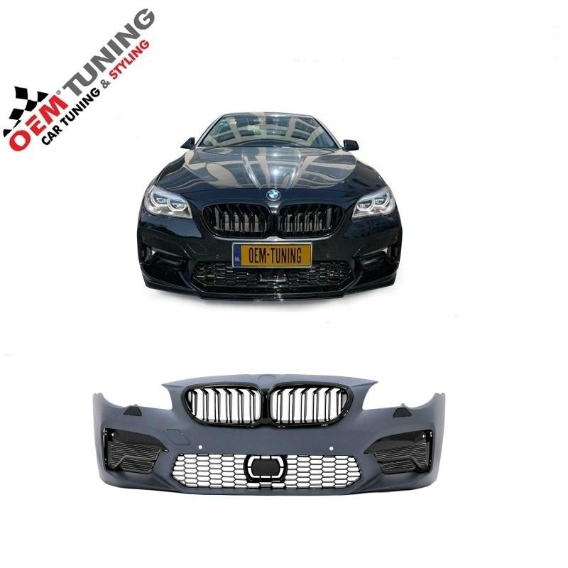 Voorbumper geschikt voor F10/F11 13‑17 M5 Look, Voor, Nieuw, Ophalen of Verzenden, Bumper