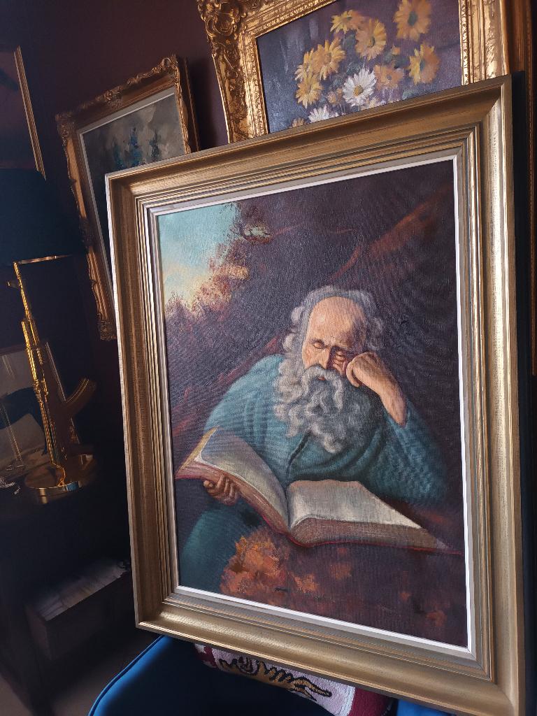Schilderij volders , groot , prachtstuk., Antiek en Kunst, Ophalen