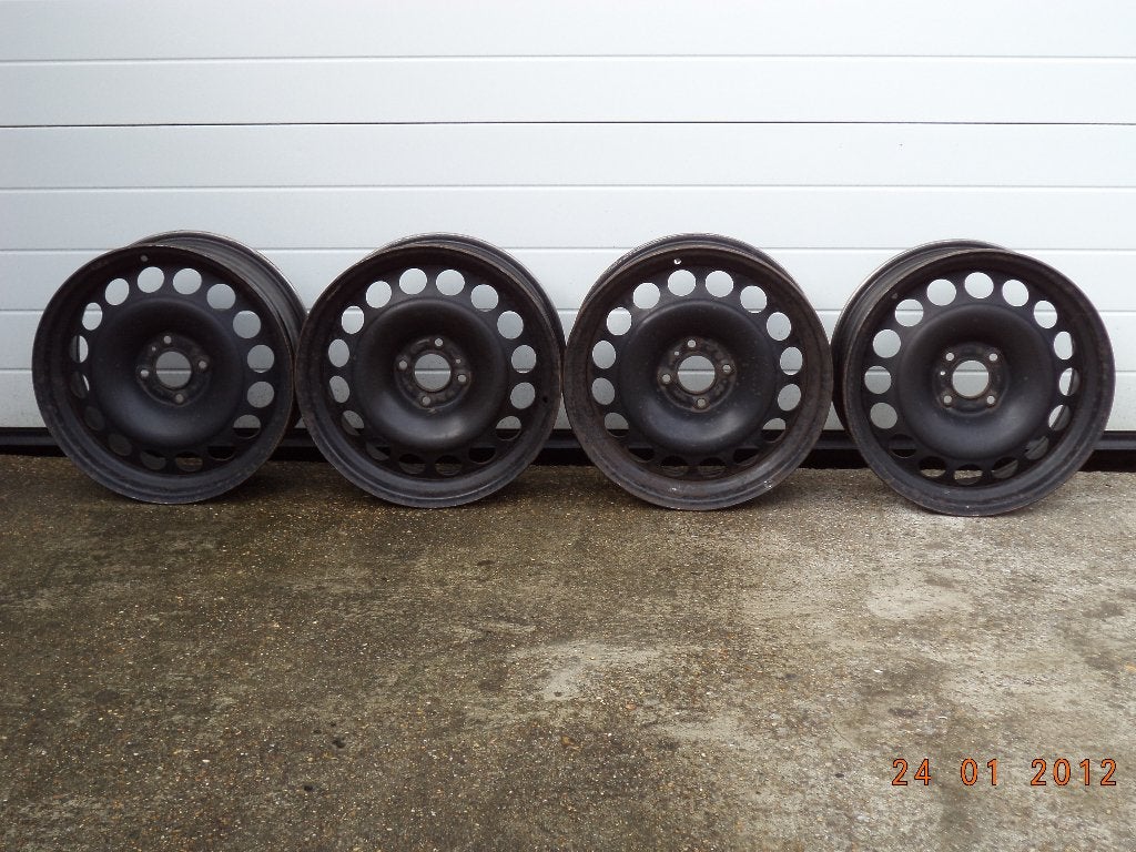 4 Stalen velgen, Auto-onderdelen, Banden en Velgen, Ophalen, Velg(en), 17 inch, Bestelwagen