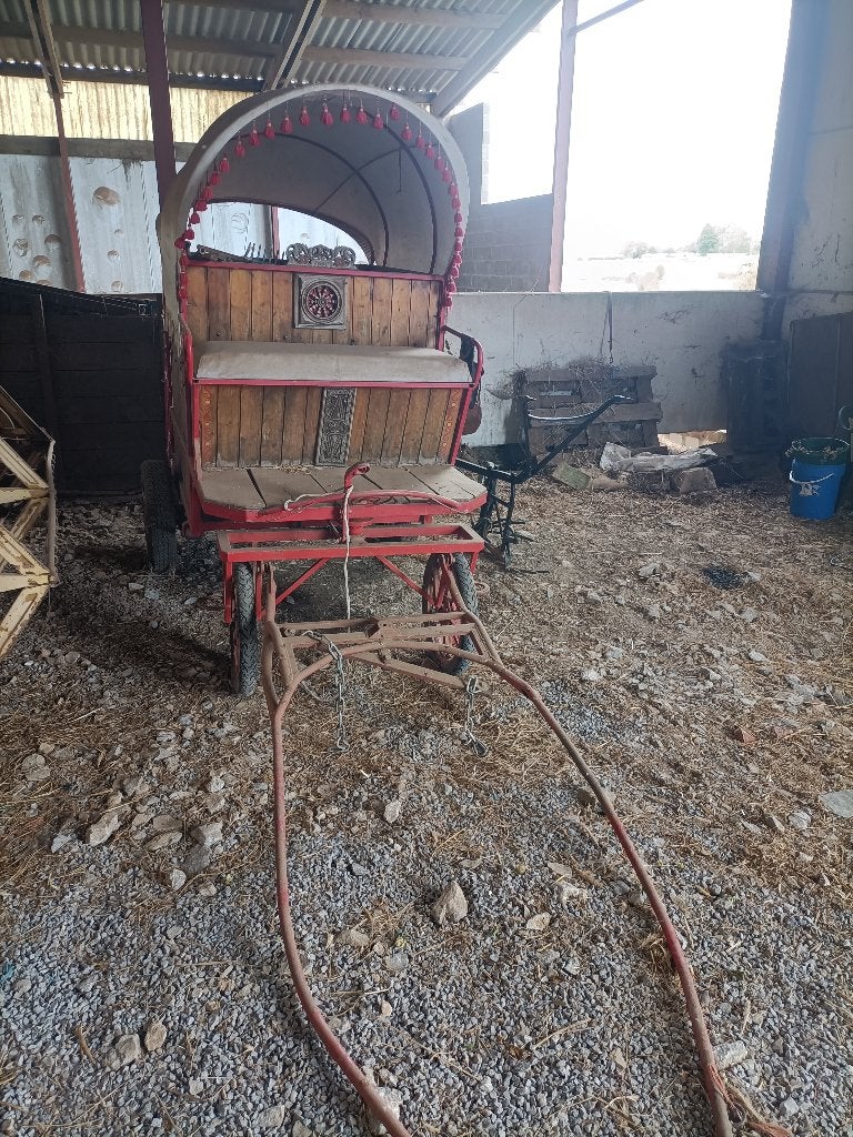 Trailer voor paarden of ezels, Ophalen, Gebruikt