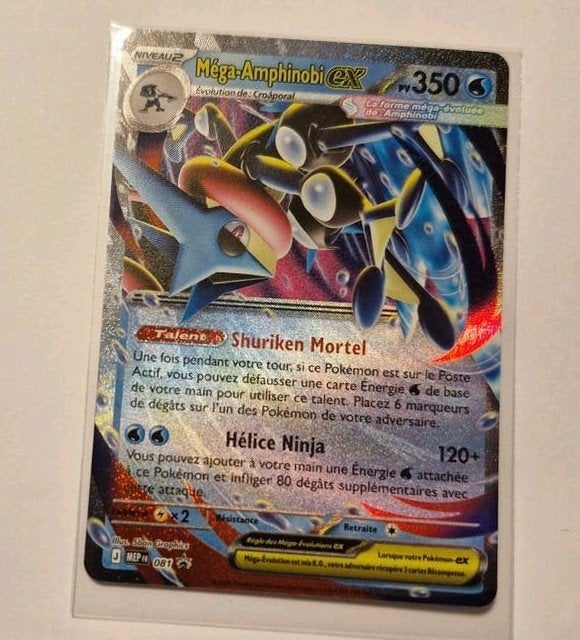 Carte Pokémon Méga-Amphinobi ex, Enlèvement ou Envoi