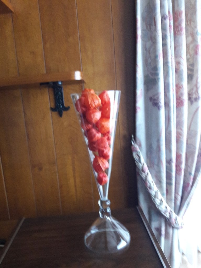 decoratie vaas in glas, Ophalen, Nieuw, Glas