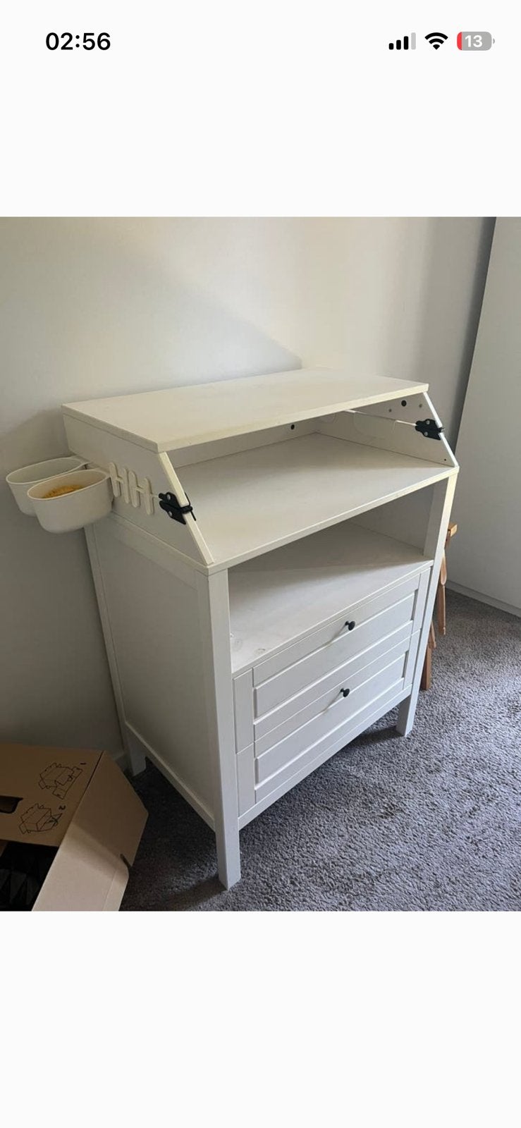 Changing table, Enlèvement, Utilisé