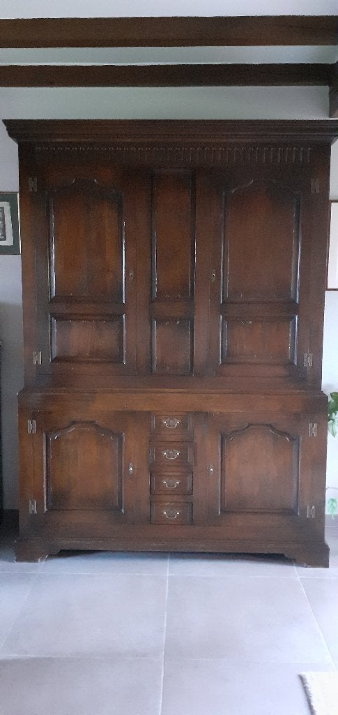 armoire en chêne massif, Maison & Meubles, Enlèvement, Comme neuf, Chêne, Avec tiroir(s)