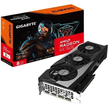 RX 7600 Gigabyte 8Go 3 ventilateurs, Informatique & Logiciels, Cartes vidéo, AMD, Enlèvement ou Envoi, GDDR6, PCI-Express 4
