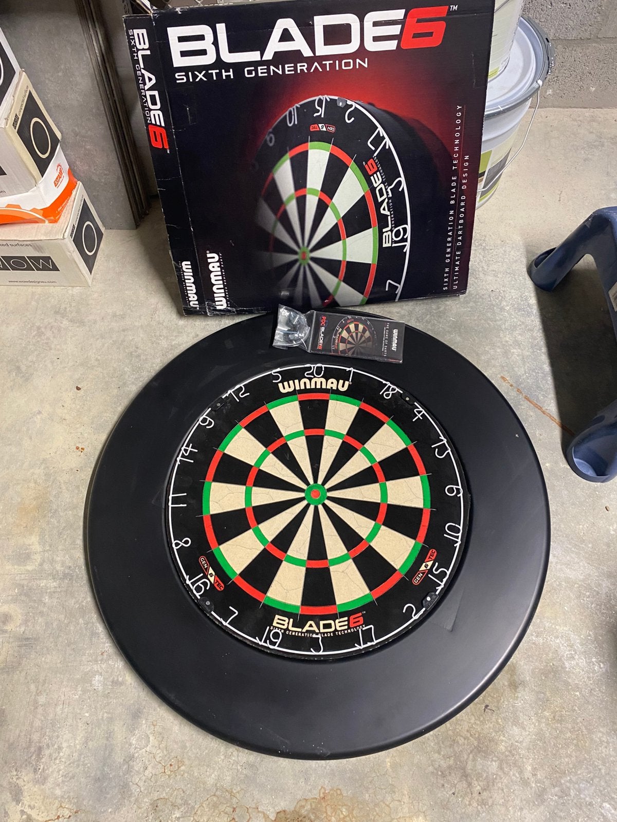 Winmau blade 6 + surround, Ophalen of Verzenden, Nieuw