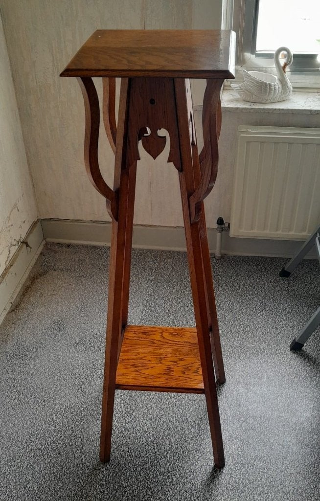 Houten plantentafel / bijzettafel, Ophalen, Zo goed als nieuw, Hout, 60 cm of meer