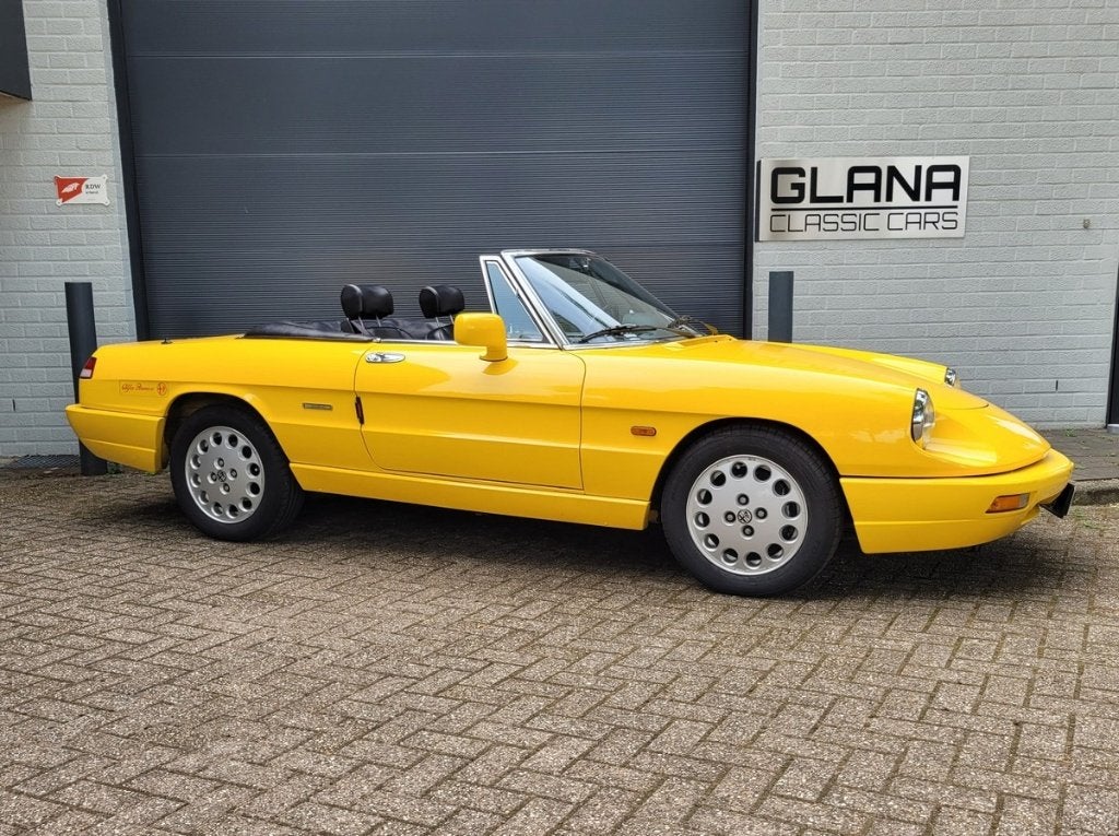 Alfa Romeo Spider 2.0  53358km's!!, Autos, Entreprise, Spider, Noir, 2 portes