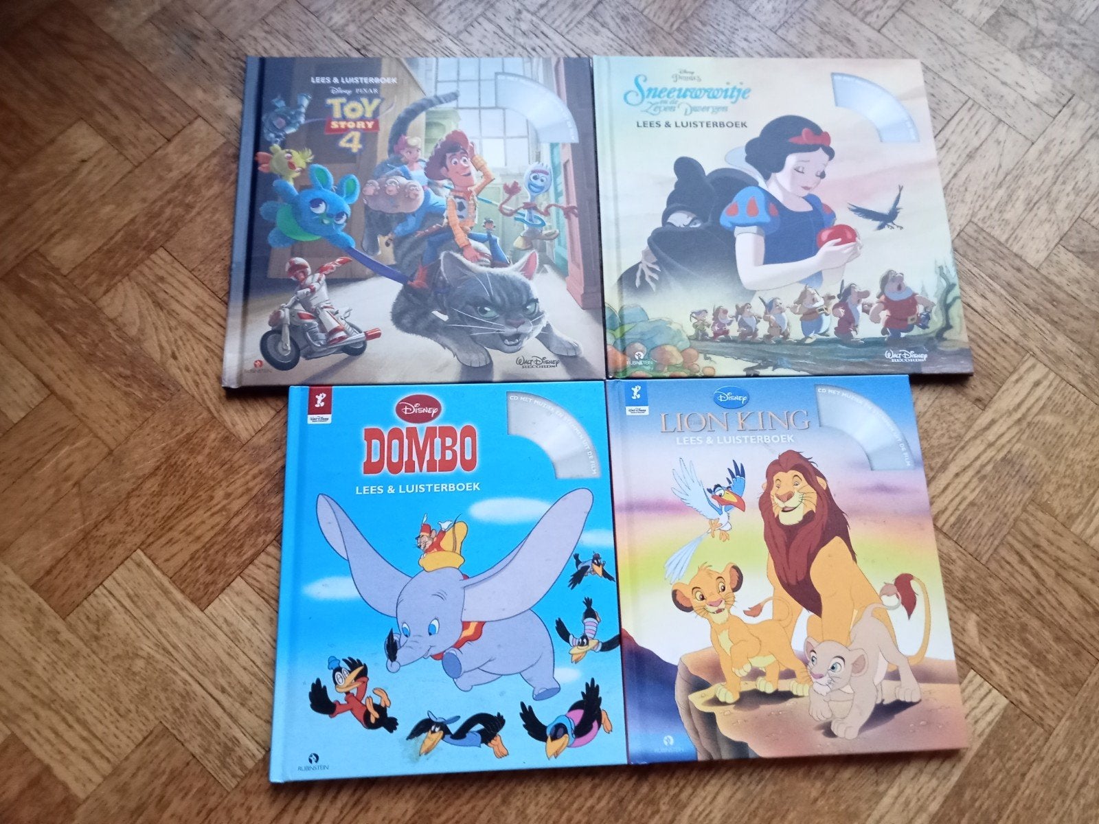 4 lees- en luisterboeken met CD, Ophalen of Verzenden, Gelezen