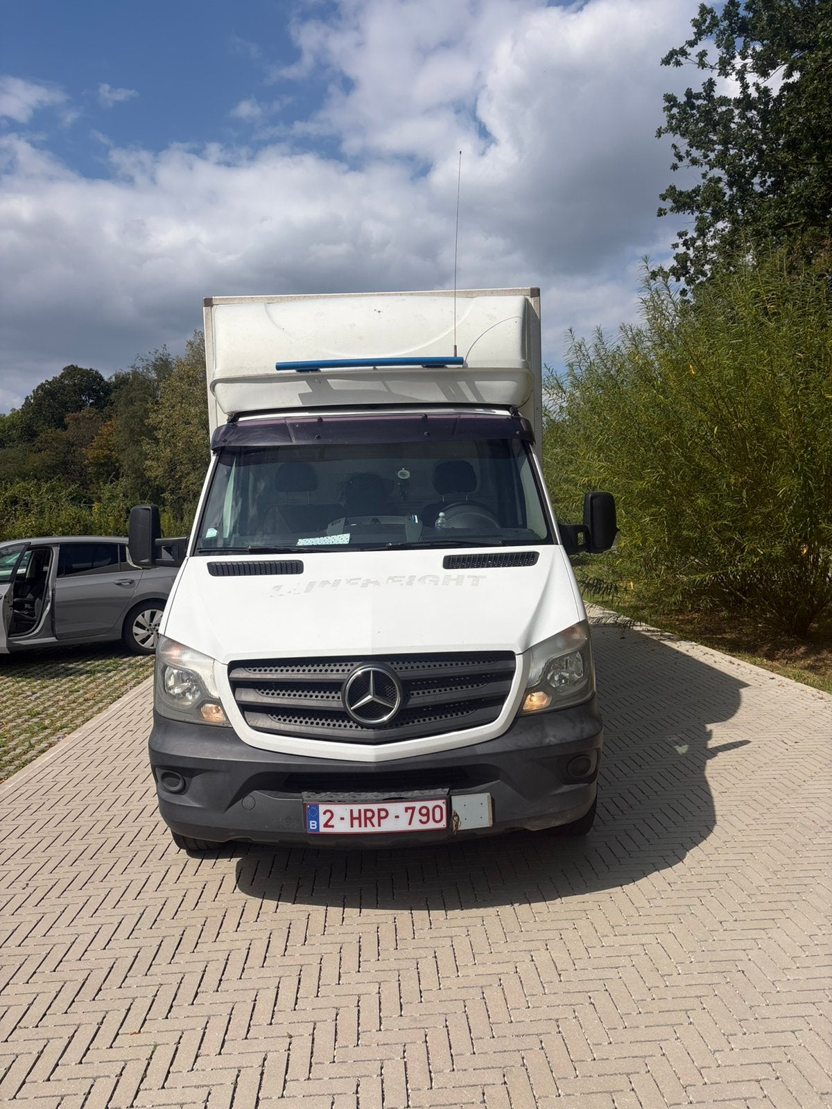Mercedes sprinter 316 te koop balwagen ( nieuwe motor erin), Voorwielaandrijving, Dealer onderhouden, Stof, 2199 cc