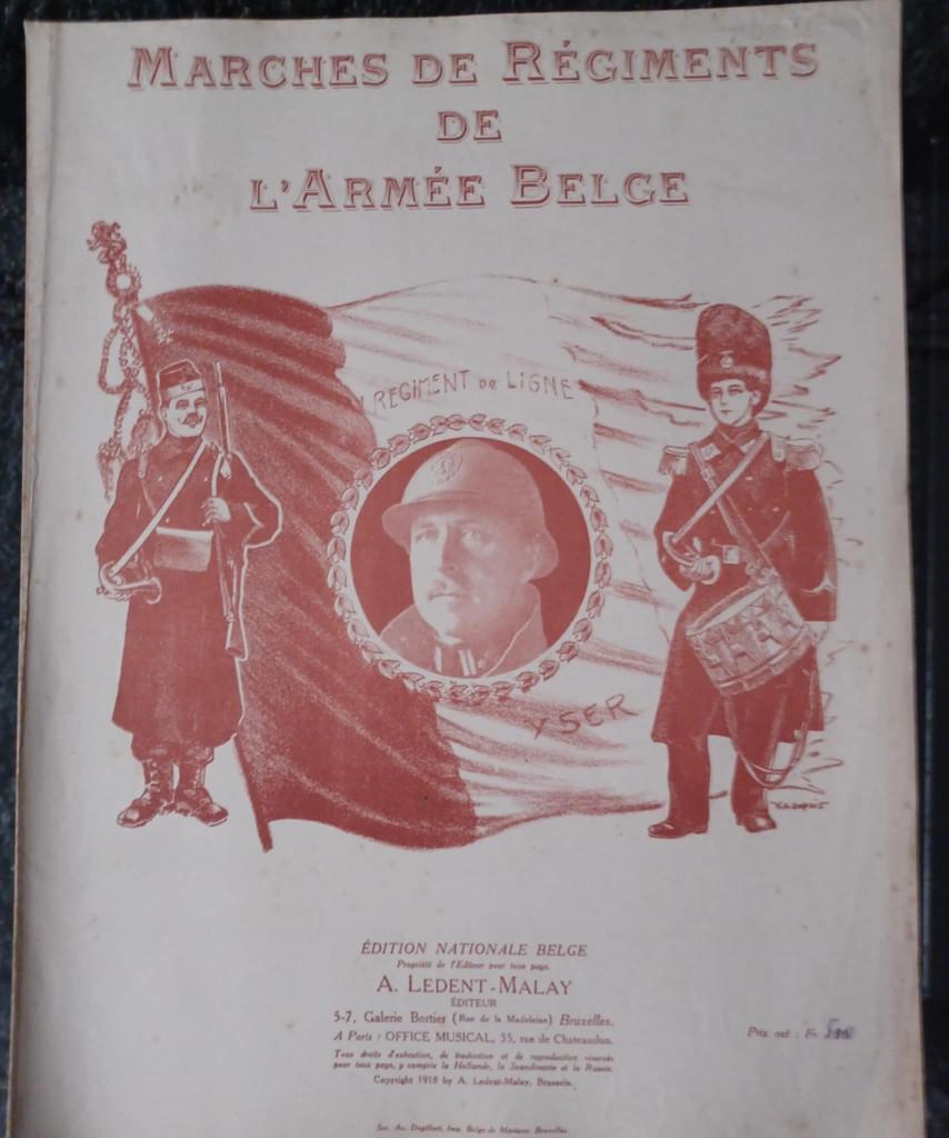 Marches de régiments de l'armée belge 4è régiment de Ligne, Musique & Instruments, Enlèvement, Utilisé, Piano