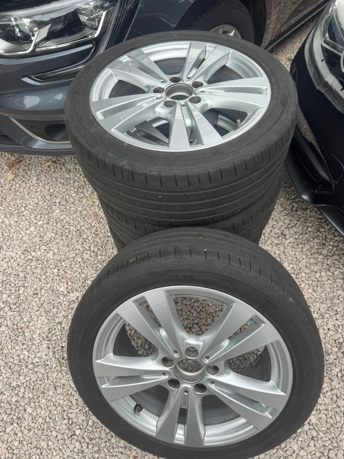Mercedes A classe velgenset + banden 225 45 17, Autos : Pièces & Accessoires, Pneus et Jantes, Véhicule de tourisme, Pneus été