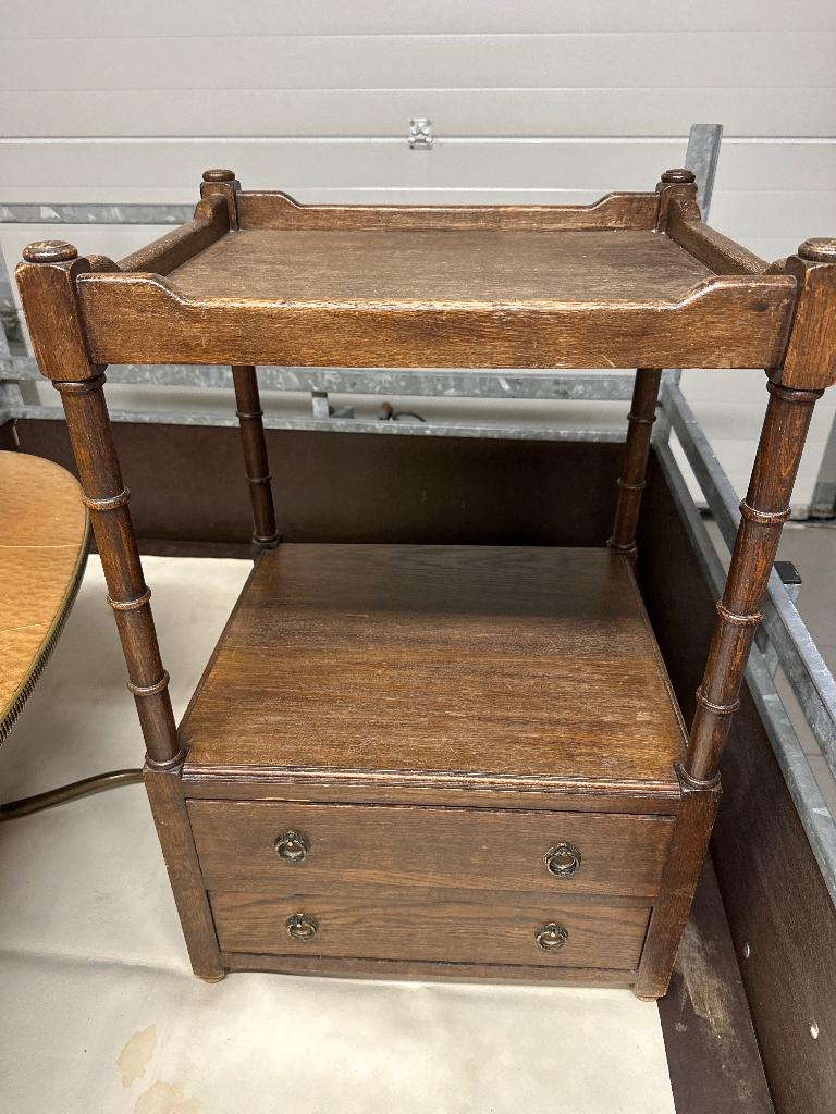 Bijzet kast, Huis en Inrichting, Kasten | Ladekasten, Gebruikt, Minder dan 100 cm, 50 tot 100 cm, 25 tot 50 cm, Eikenhout, 1 of 2 laden