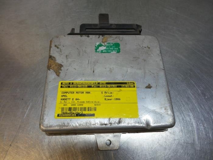 Ordinateur gestion moteur d'un Opel Kadett (Kadett E 84-), -, 3 mois de garantie, Utilisé, -