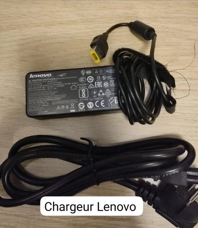 Chargeur pour Lenovo Thinkpad X240 X250 X260 etc X270, Computers en Software, Verzenden, Gebruikt, LENOVO