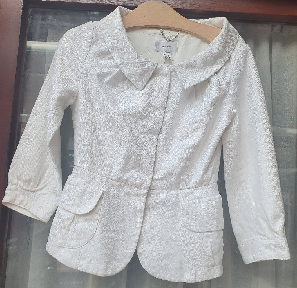 Vest van Mango Suit maat S, Kleding | Dames, Truien en Vesten, Mango, Wit, Ophalen of Verzenden, Maat 36 (S)