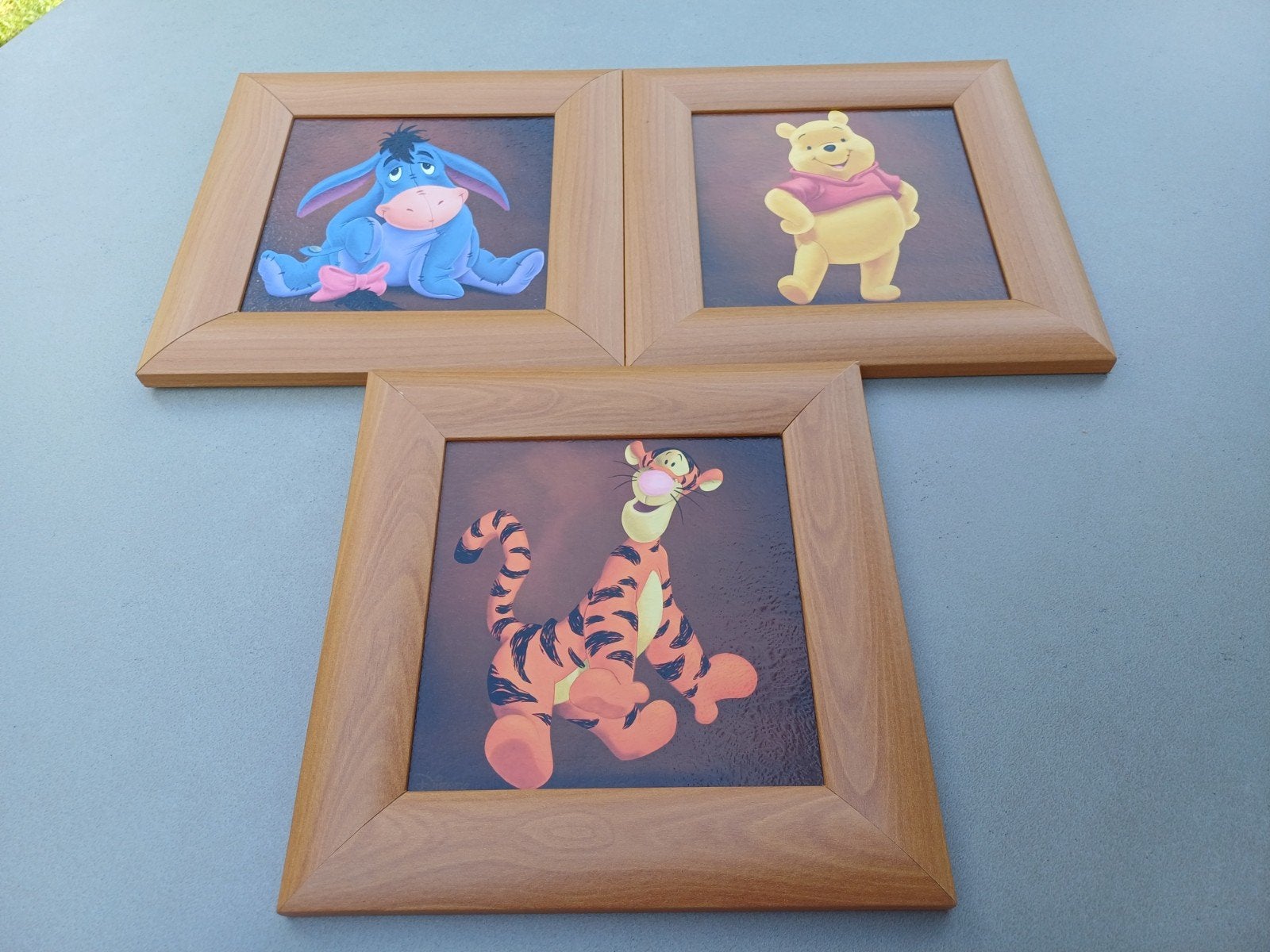 3 Winnie the Pooh kaders, Ophalen, Zo goed als nieuw, Wanddecoratie, Ingelijst