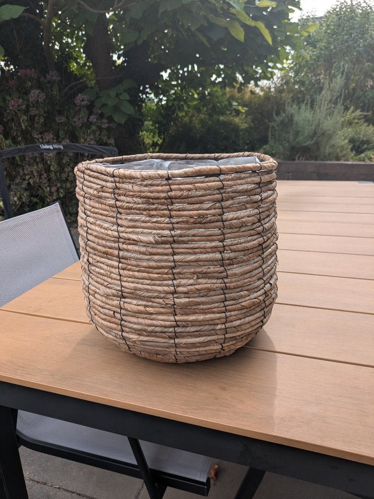 Bloempot 32 cm, Rond, Zo goed als nieuw, Minder dan 40 cm, Ophalen