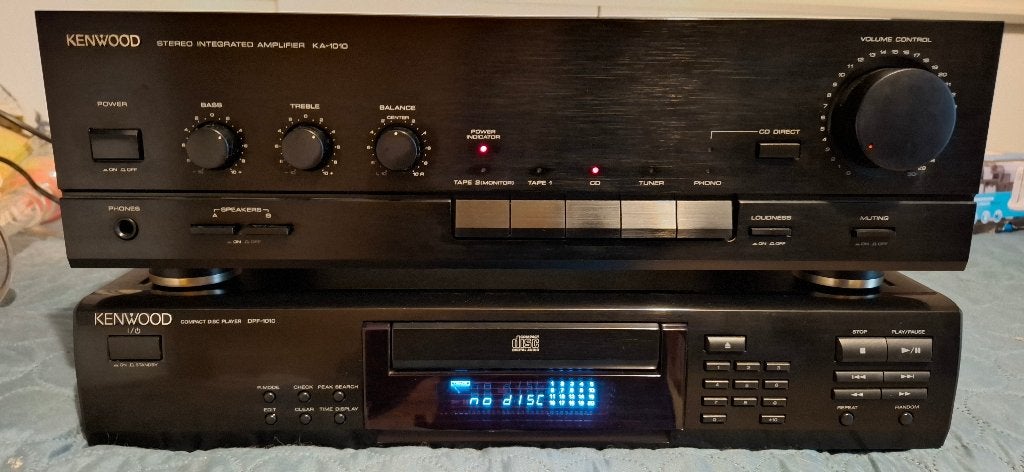 Kenwood KA-1010 en CD DPF- 1010, Ophalen, Gebruikt, Overige merken, Losse componenten