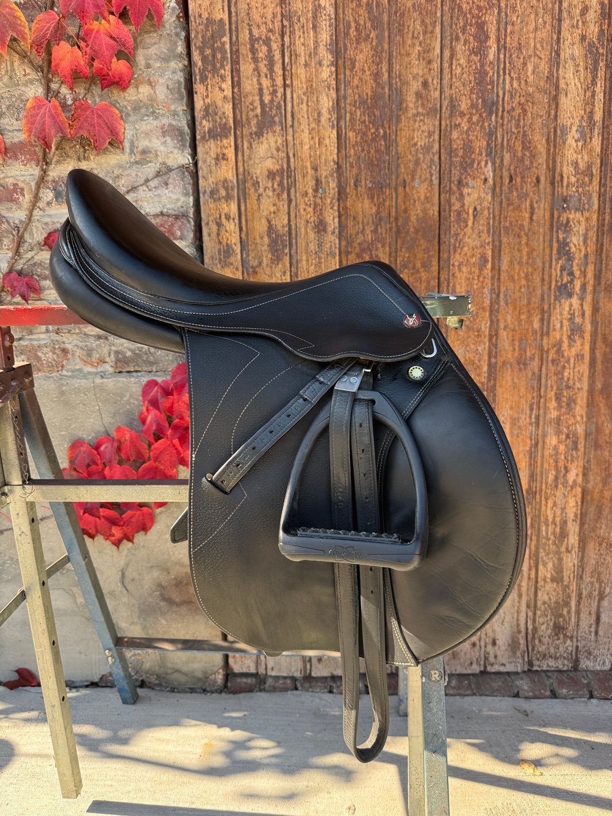 Zadel Prestige Golden Star 17”, Dieren en Toebehoren, Ophalen, Gebruikt, Wijd, M (17 inch)