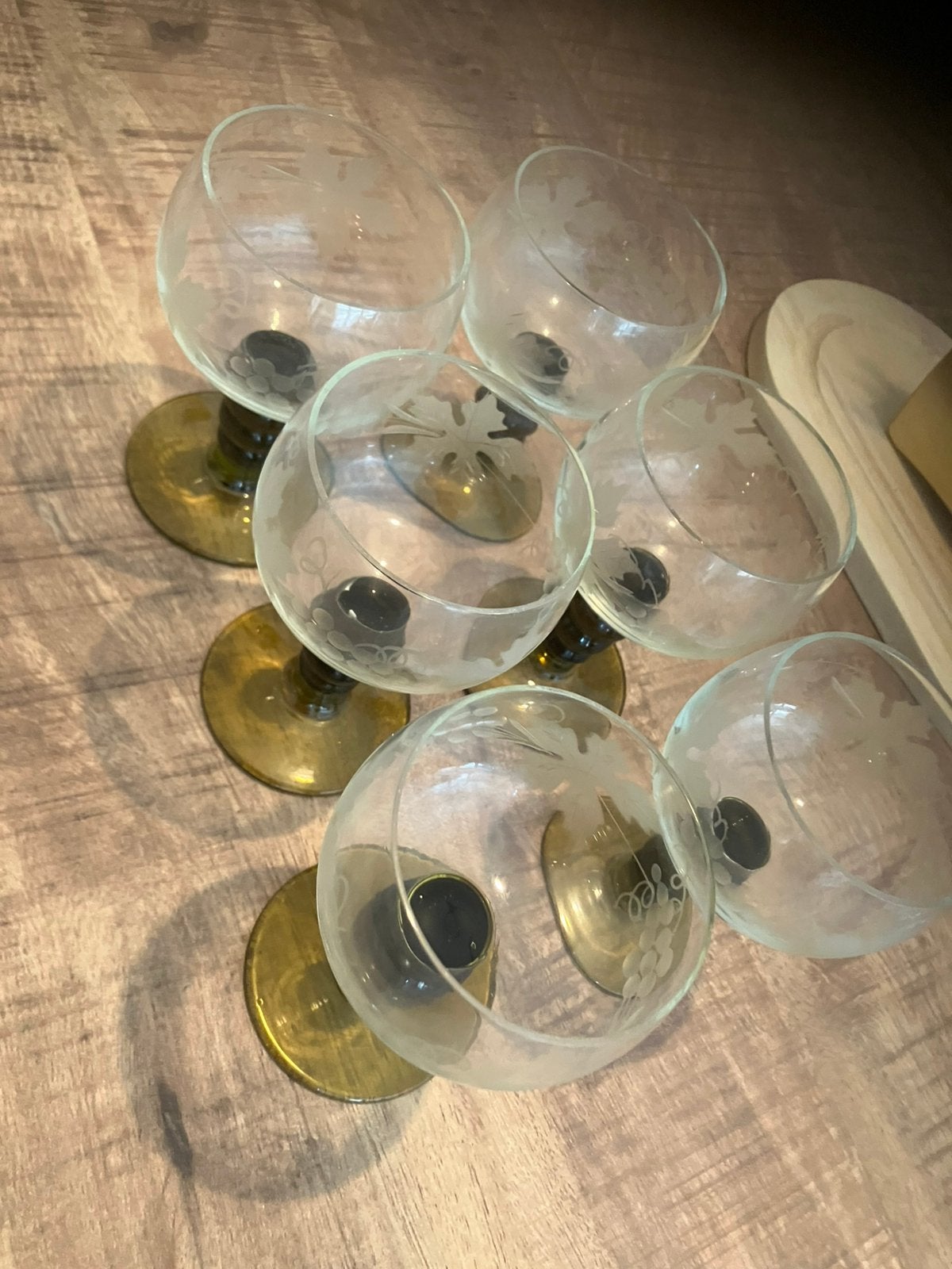 Verres à vin vintage, Collections, Verres & Petits Verres, Enlèvement ou Envoi, Utilisé, Autres types