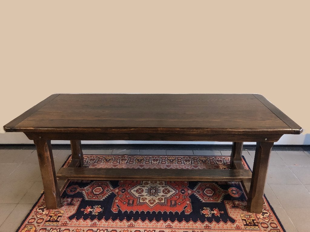 Table, bois, table à manger, salon chene, 150 à 200 cm, Cinq personnes ou plus, Enlèvement, 50 à 100 cm
