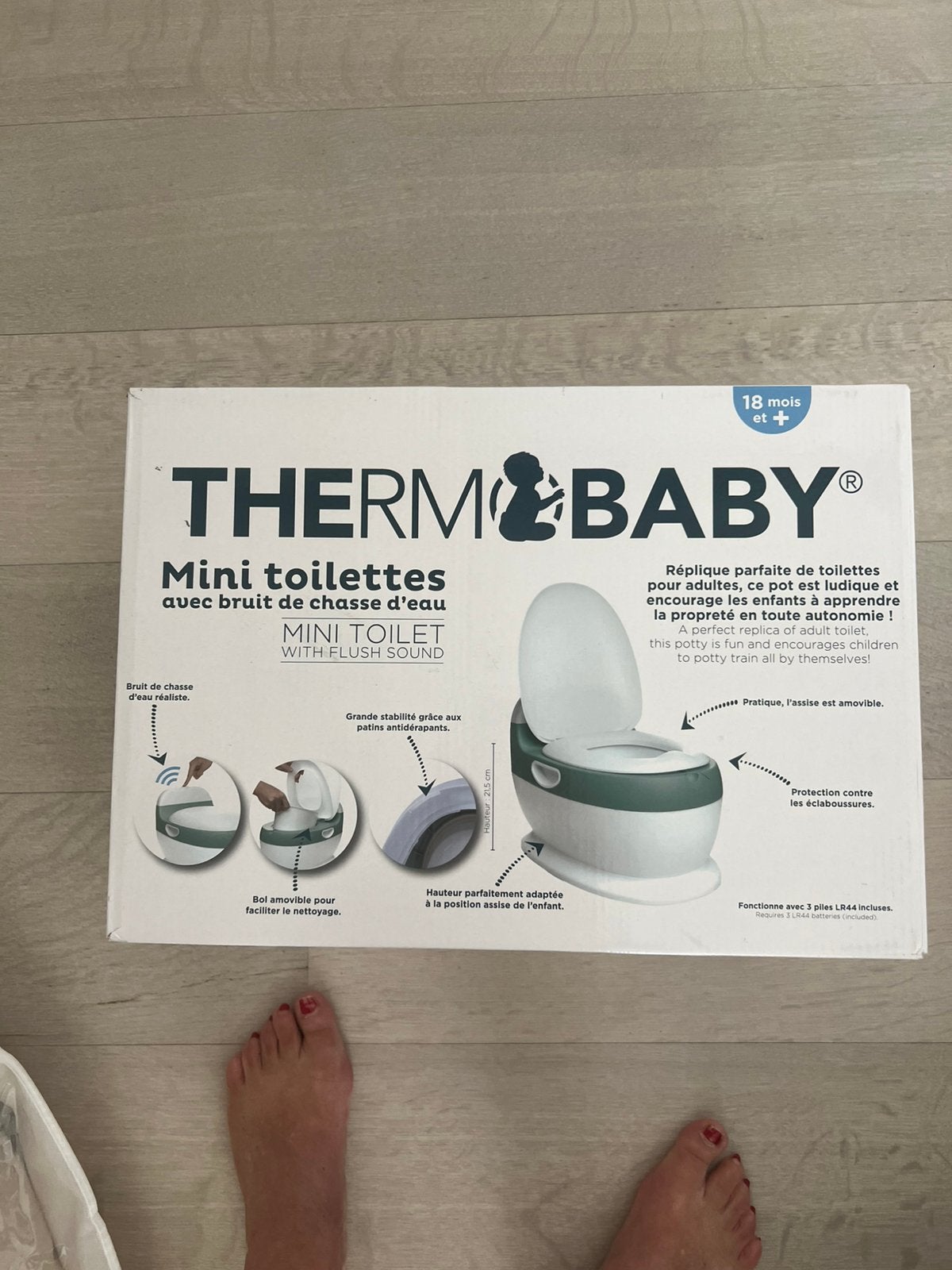 Baby mini toilette thermobaby  - doomo buddy kussen samen, Kinderen en Baby's, Ophalen, Zo goed als nieuw