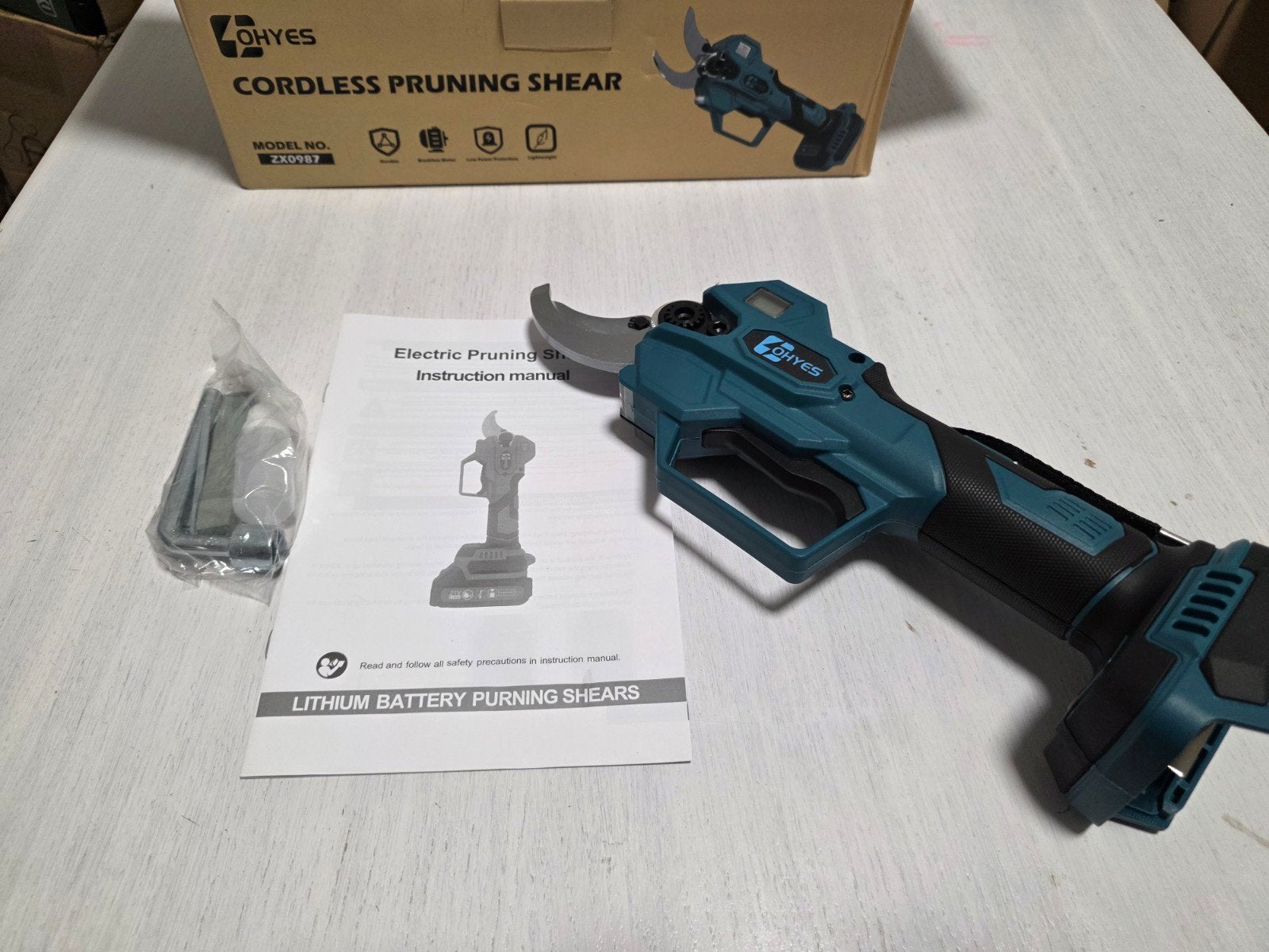 nieuwe sterke en handige accu takkenschaar / snoeischaar, Ophalen of Verzenden, Nieuw