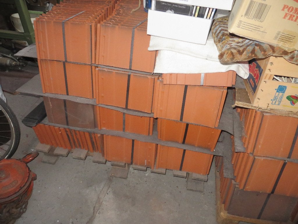 koramic tegelpannen 301, Bricolage & Construction, Enlèvement, Noir, Tuiles
