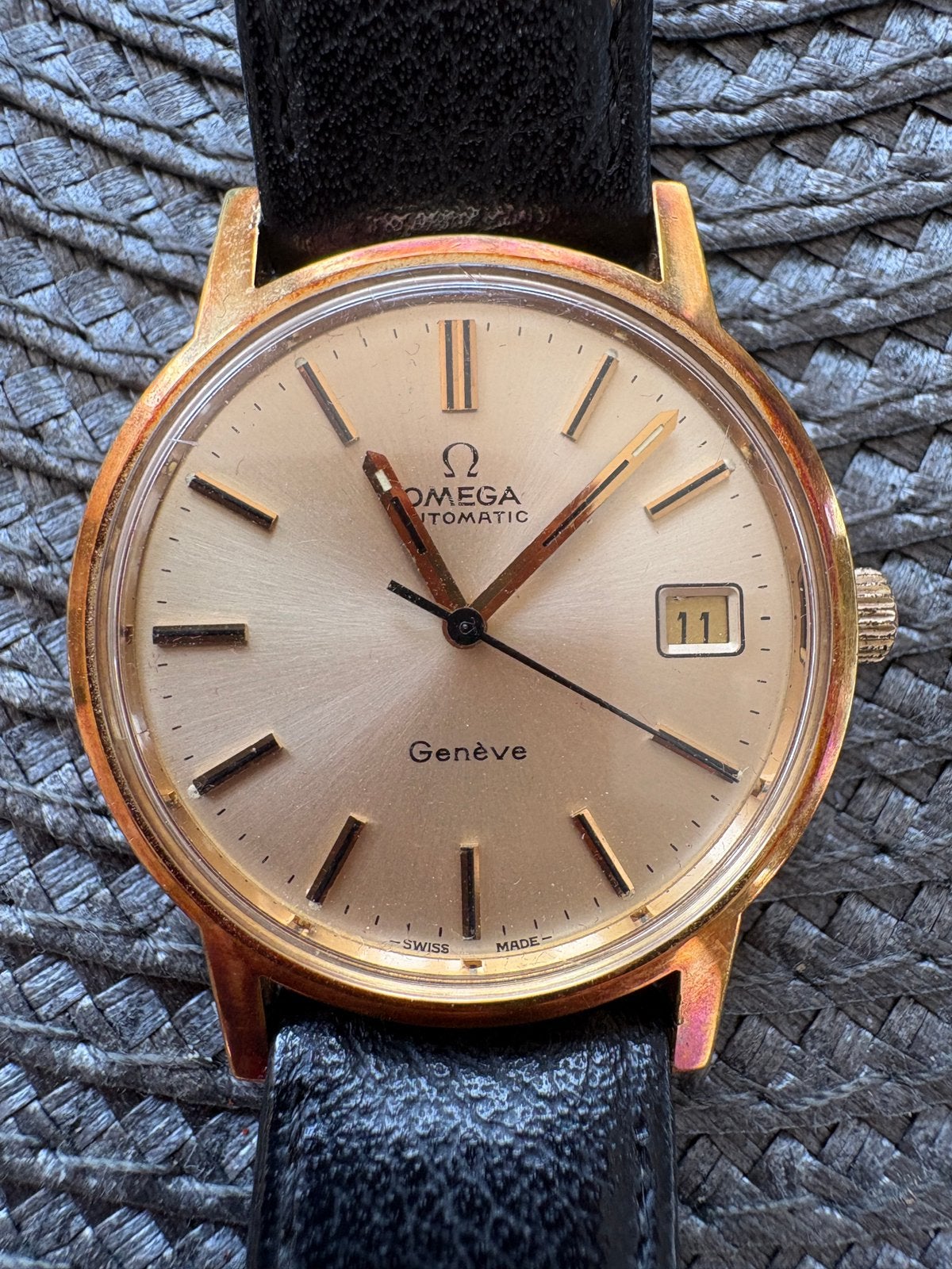 Omega Automaat, Ophalen of Verzenden, Goud, Omega