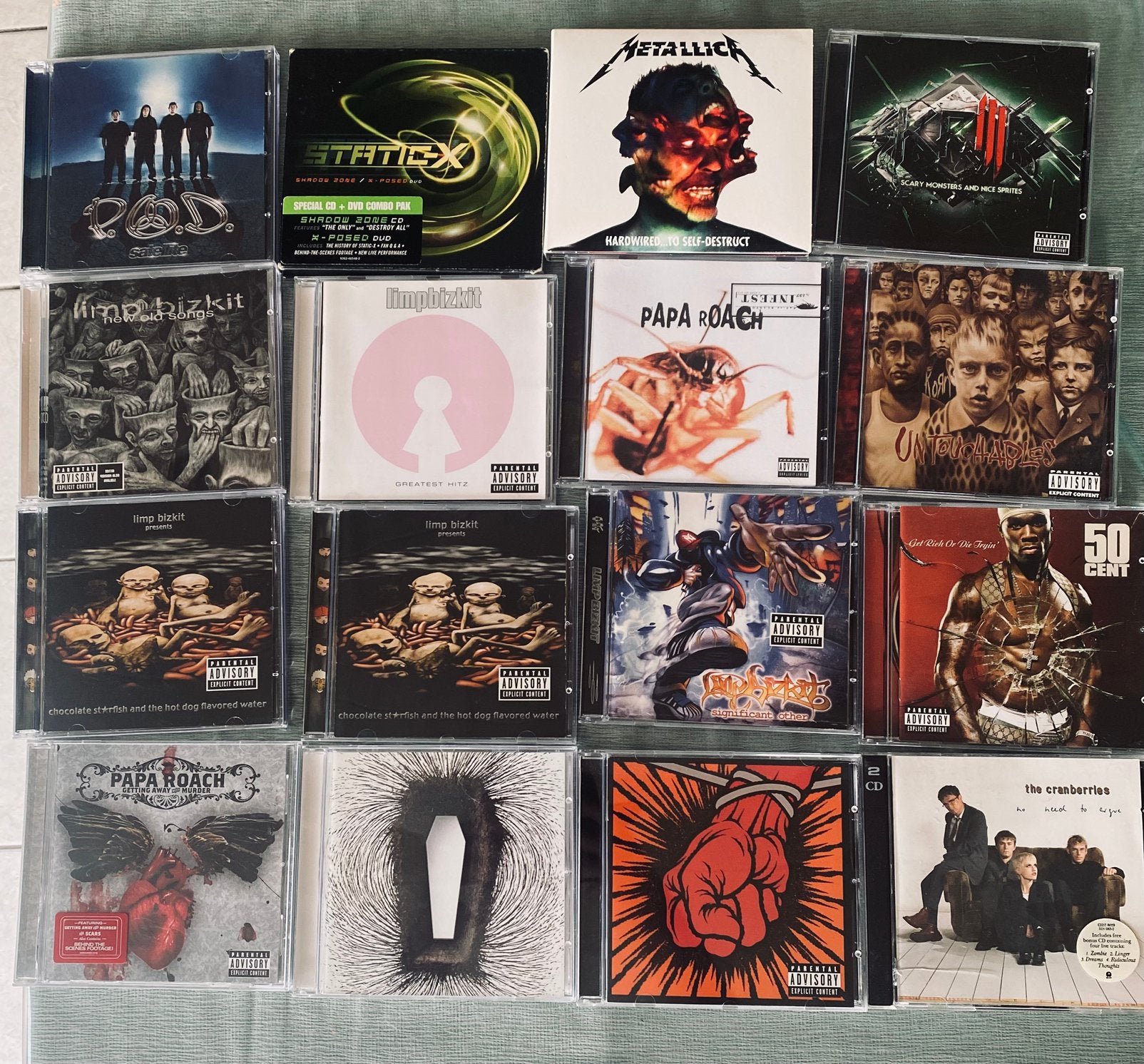 Metalica limp bizkit korn 50cent, CD & DVD, Enlèvement ou Envoi, Utilisé