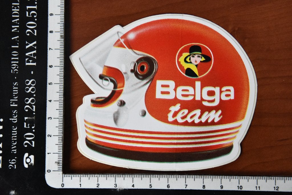 Autocollant Belga Team, Verzamelen, Ophalen of Verzenden