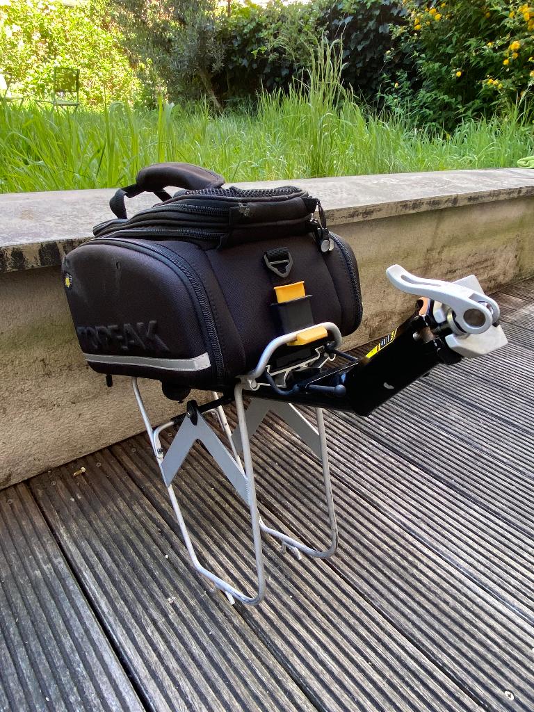 Topeak MTX Quicktrack pannier system, Fietsen en Brommers, Fietsaccessoires | Fietsmanden, Gebruikt, Fietsmand, Ophalen