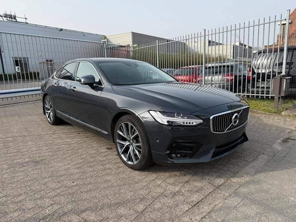 VOLVO S90 INSCRIPTION / 2.0D R DESIGN / EURO6 / VOL OPTIES, Auto's, Volvo, 1800 kg, 4 cilinders, Blauw, Leder