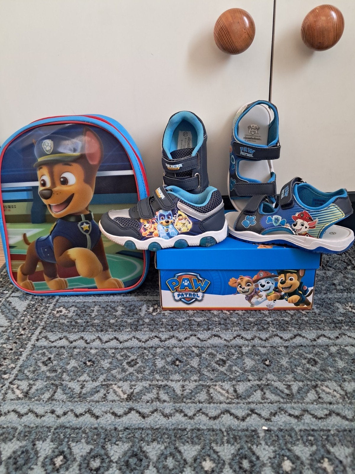 Kinderschoentjes en rugzakje Paw Patrol, Ophalen, Gebruikt, Paw Patrol