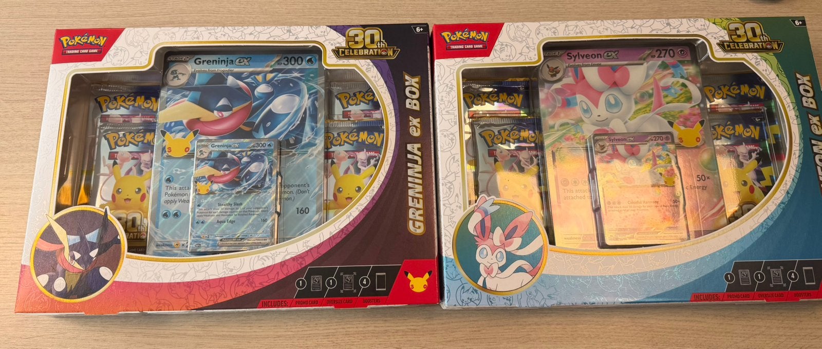 Sylveon en Greninja EX box 30th anniversary collection, Autos : Divers, Enlèvement