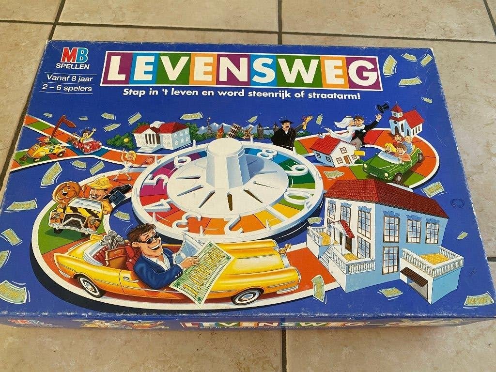 Levensweg gezelschapsspel, Hobby en Vrije tijd, Ophalen, Gebruikt