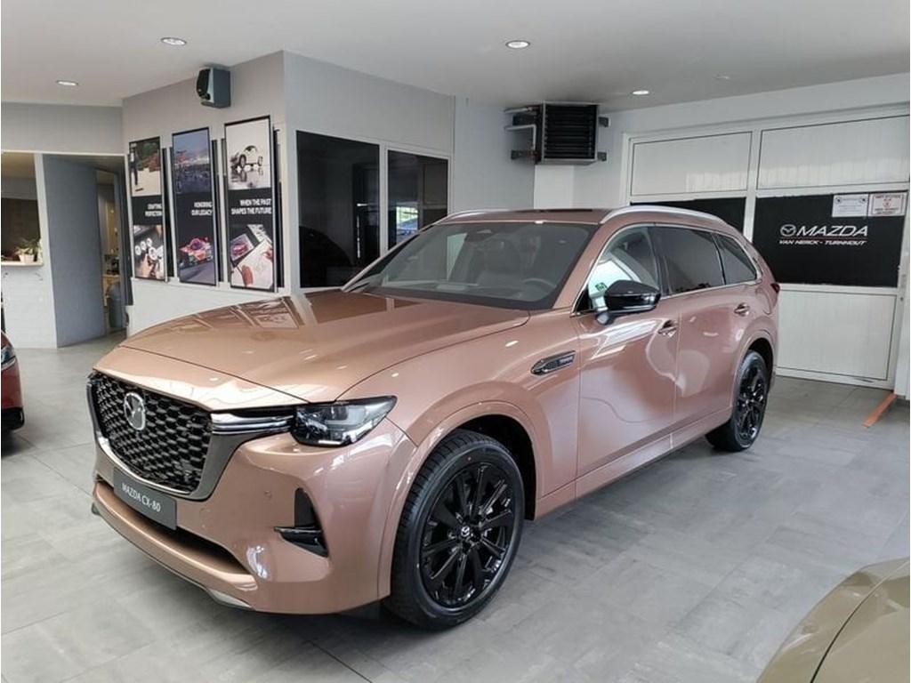 Mazda CX-80 2.5 e-SKYACTIV PHEV i-ACTIV AWD 8AT Homura - Co, Auto's, Mazda, Automaat, 7 zetels, Emergency brake assist, Bedrijf