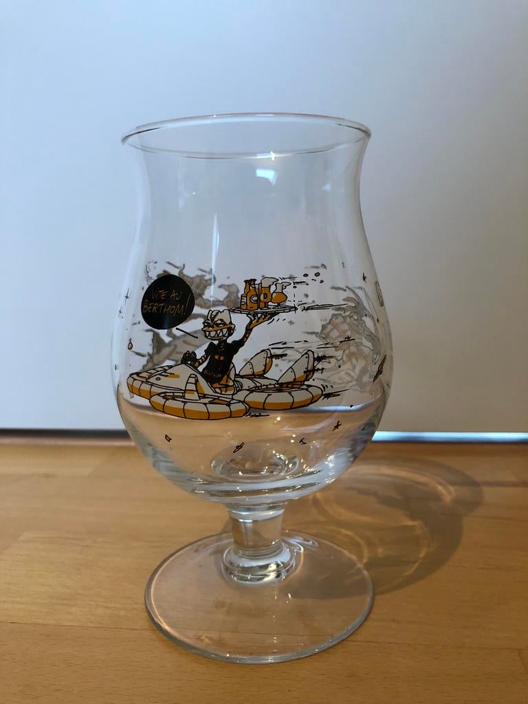 Duvel glas Berthoms Express, Ophalen of Verzenden, Nieuw, Bierglas