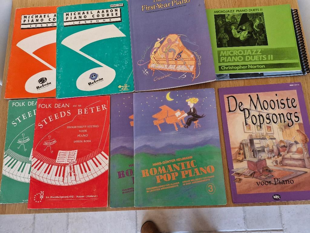 partituren piano, Livres, Musique, Enlèvement, Utilisé, Autres sujets/thèmes