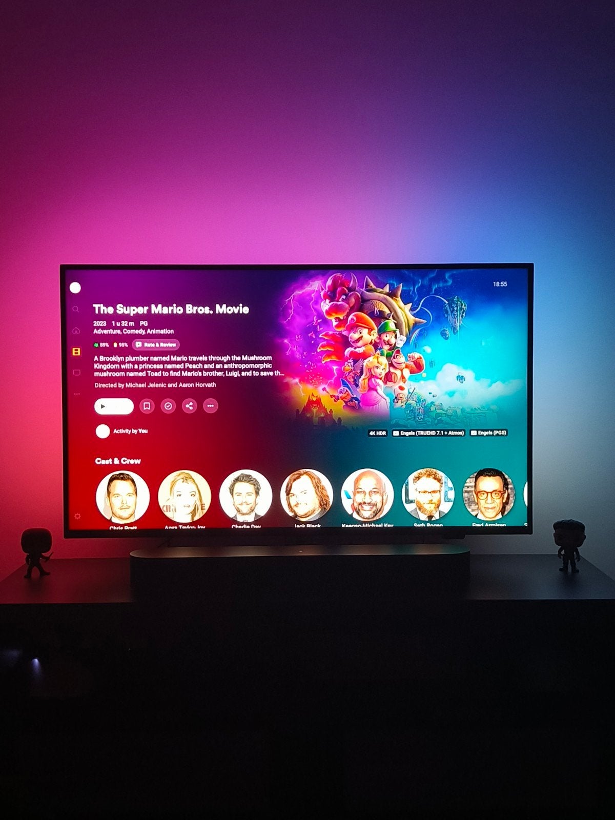 Philips 4K Ambilight TV (43"), TV, Hi-fi & Vidéo, Télévisions, Philips, LED, 40 à 60 cm, Comme neuf