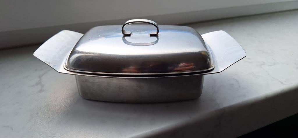 Beurrier vintage en inox, Maison & Meubles, Enlèvement ou Envoi, Utilisé