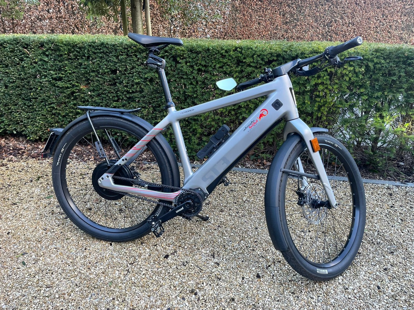 Stromer St3 pinion Red Bull - large - 2024 met ong. 7650 km., Vélos & Vélomoteurs, Vélos électriques, Utilisé, Stromer, Enlèvement